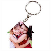 Wooden Sublimation Keychain - Wooden Material, Multi Color Design, Glossy Finish | Sublimation Pattern Style, Lightweight At 10 Gm