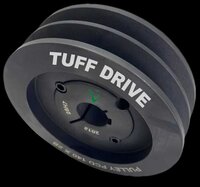 Black Turboflex Dual Duty Taper Bush Pulley
