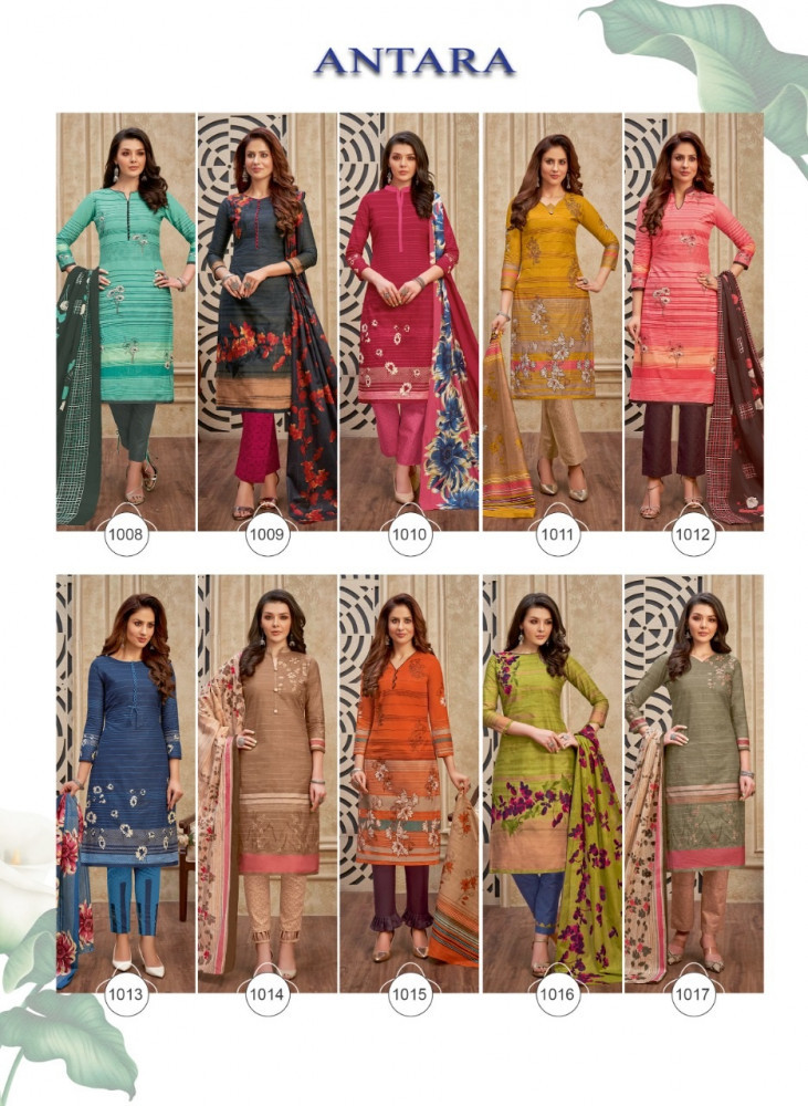 Ganesha Antara Printed Cotton Dress Material Catalog