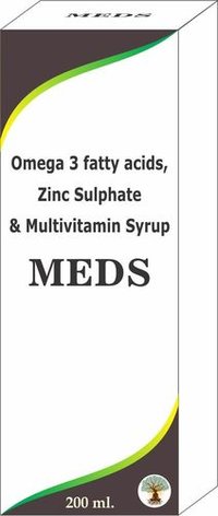 Omega 3 fatty acids, Zinc Sulphate & Multivitamin Syrup