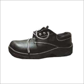 Black Leather Safety Shoes