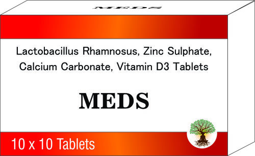 Lactobacillus Rhamnosus, Zinc Sulphate, Calcium Carbonate, Vitamin D3 Tablets