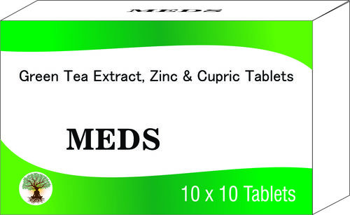 Green Tea Extract, Multivitamin, Zinc & Cupric Tablets