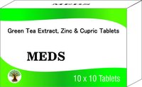 Green Tea Extract, Multivitamin, Zinc & Cupric Tablets