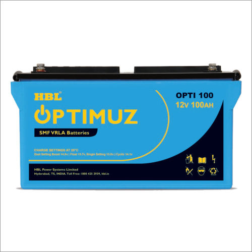 100 Ah HBL Optimuz SMF VRLA Battery