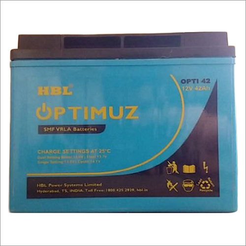 HBL Optimuz 12V 42ah SMF VRLA Battery