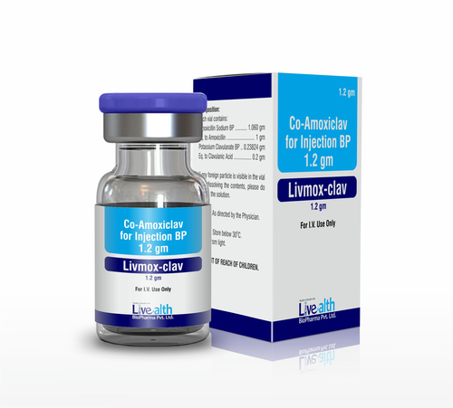 Liquid Amoxicillin & Clavulanate Potassium Injection 1.2 Gm
