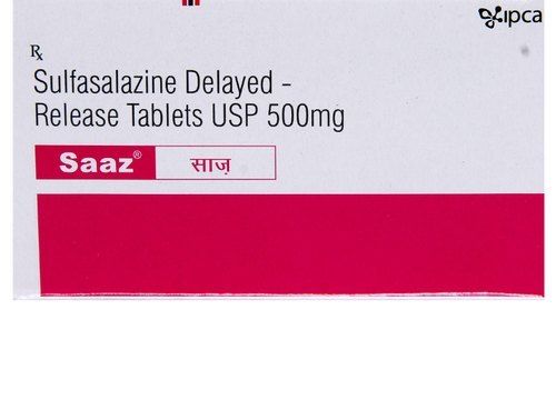 500 Mg Sulfasalazine Delayed Release Tablets General Medicines