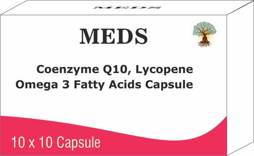 Coenzyme Q10, Lycopene, Omega 3 Fatty Acids Capsule