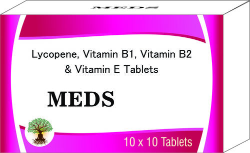 Lycopene, Vitamin B1, Vtamin B2 & Vitamin E Tablets