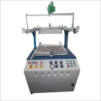 Semi Automatic Vacuum Forming Machine - Color: Blue & White