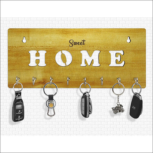 Eco-friendly Yellow Painted Key Holder