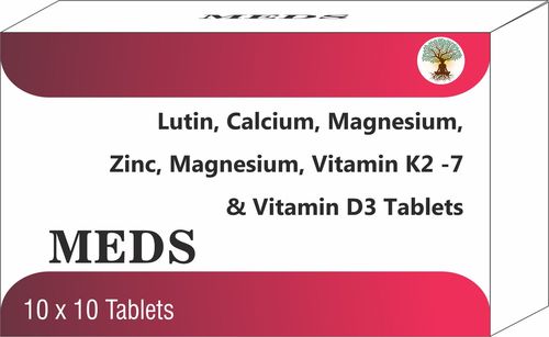 Lutein, Calcium, Magnesium, Zinc, Manganese, Vitamin K2-7 & Vitamin D3 Tablets