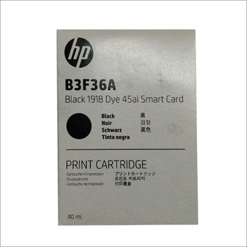 HP Black 1918 Dye 45ai Smart Card Print Cartridge