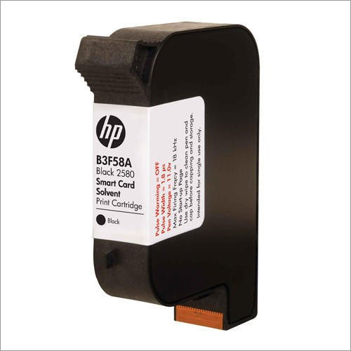 Hp Black 2580 Smart Card Solvent Print Cartridge - Ink Type: Sublimation Ink