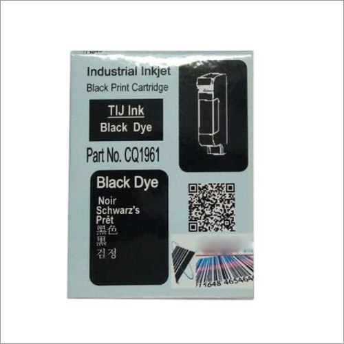 Industrial Inkjet Black Print Cartridge