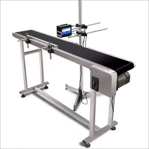 Industrial Inkjet Printing Conveyor - Color: Black & White