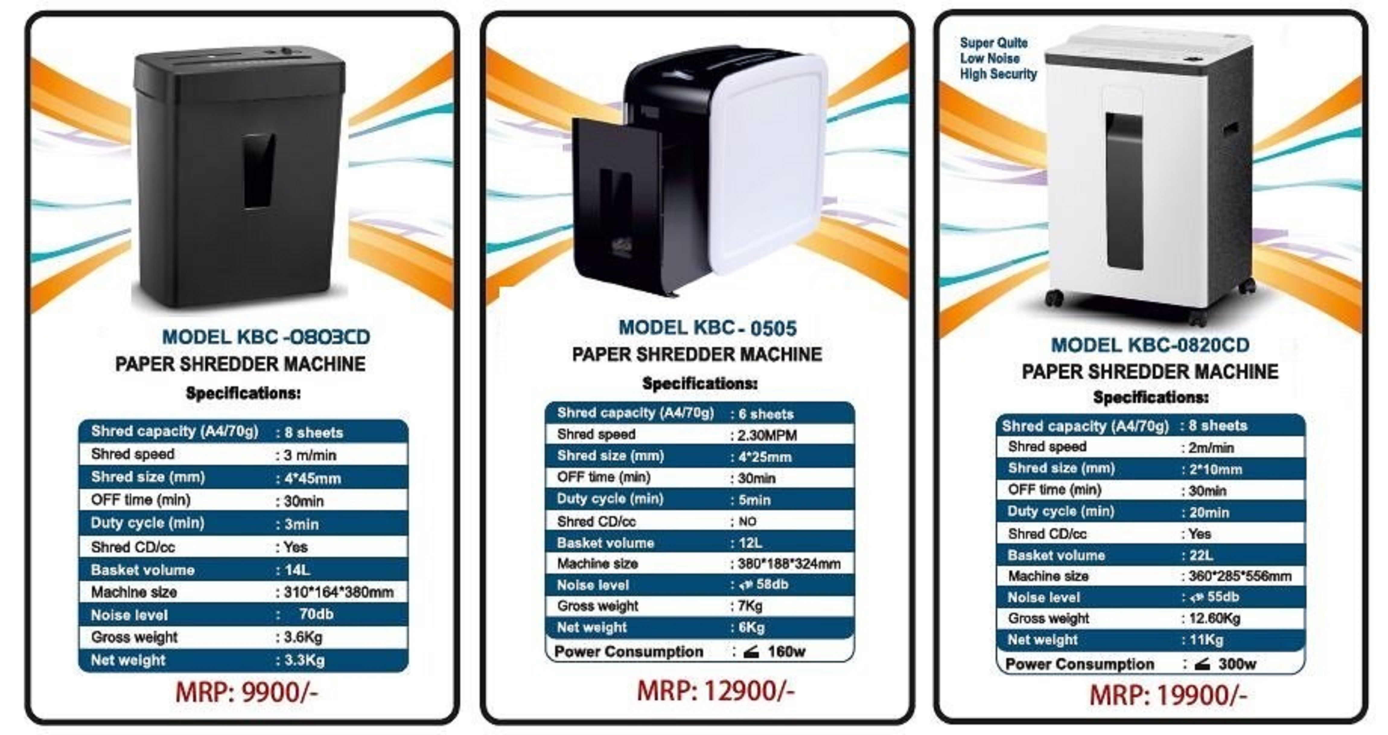 paper shredder machine-KBC-0505