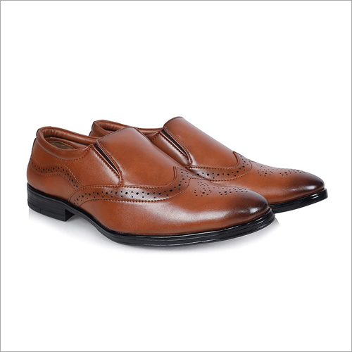 Mens Leather Brouge Oxford Shoe