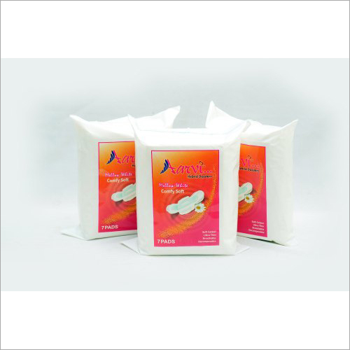 Aarvi Mellow White Organic Cotton Sanitary Napkins By NATURO HEALTH ORGANIC ENTERPRISES