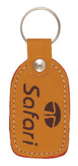 Leather keychain