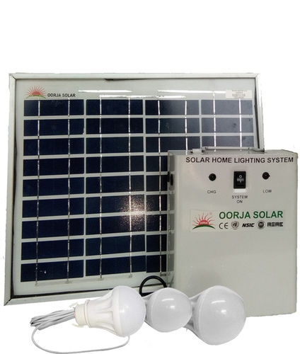 White 3 Led Solar Home Lighting System