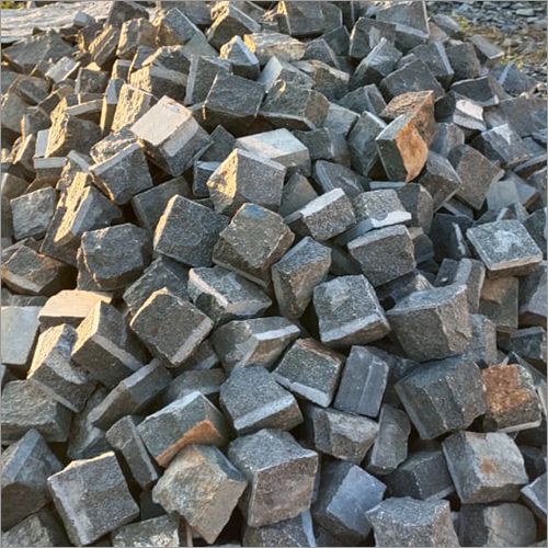 Natural Stone Kadappa Black Limestone Cobblestone
