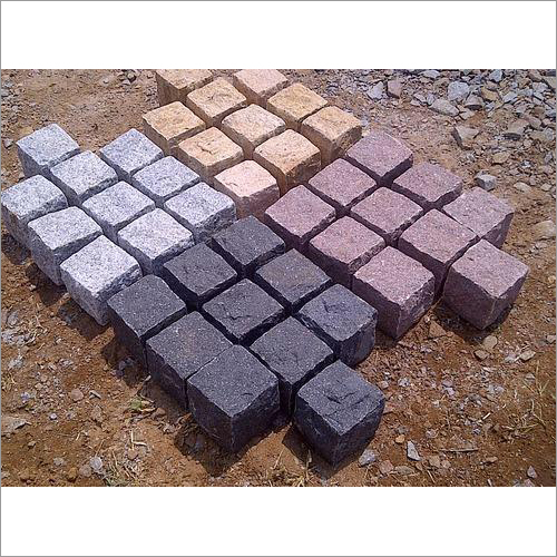 Natural Granite Cobblestone Size: Customized