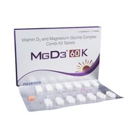 Magnesium Glycinate and Vitamin D3 tablet