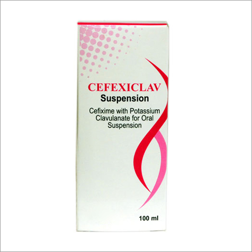 100 ML Cefixime With Potassium Clavulanate For Oral Suspension