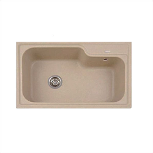 Cream 29X18X9 Inch Beige Sleek Quartz Sinks