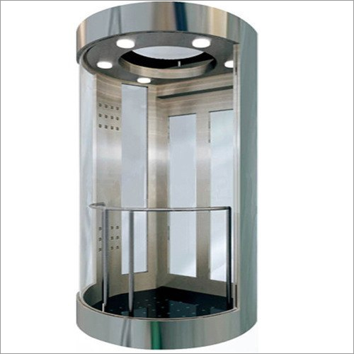 Round Glass Home Elevator By HARSHRAJ ENGINEERING