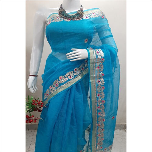 Cotton Kota Doria Gotta Patti Saree