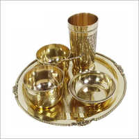 Polished Brass Dinner Set