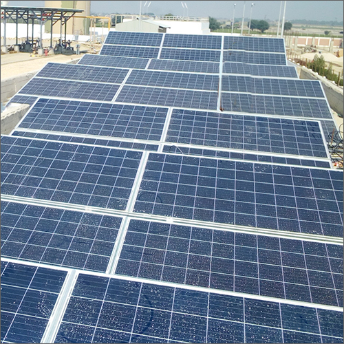 Blue Roof Top Solar Panel