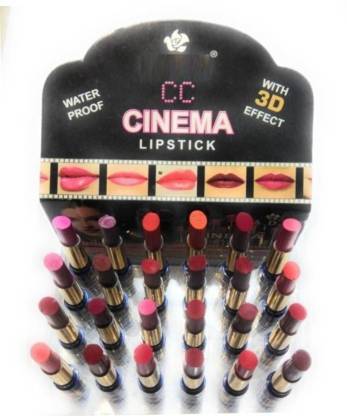 Waterproof Ads Lipsticks  Cinema 3 D