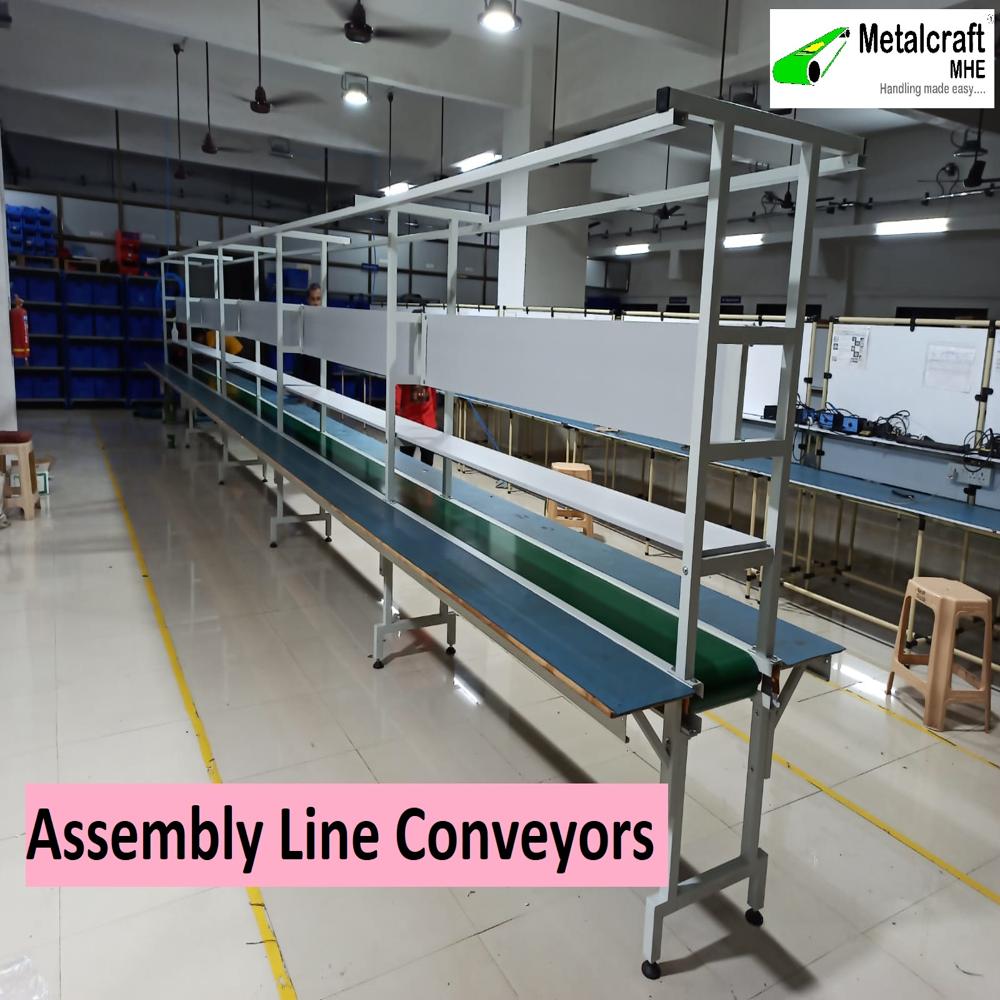 Mild Steel Mobile Assembly Line Conveyor