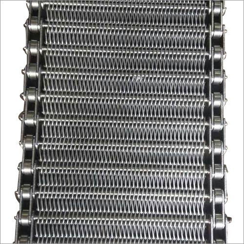 Wire Mesh Chain Conveyor - Material: Mild Steel