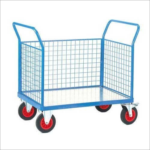 Mild Steel Goods Cage Trolley Application: Warehouse