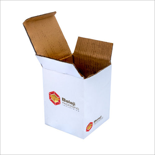 Die Cut Corrugated Box - Color: Multicolor