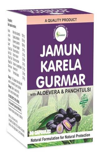 Jamun Karela Gurmar Capsules Age Group: Suitable For All