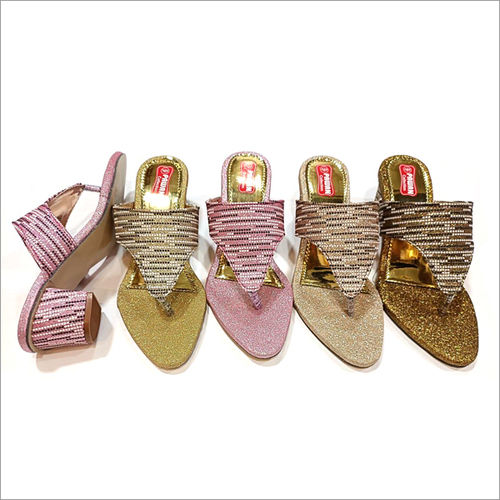 Multicolor Ladies Bridal Slippers