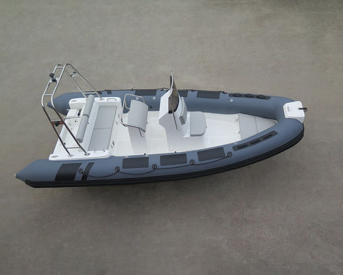 19ft Rigid Hull Inflatable Rib Boat Fiberglass Fishing Boat Rhib Boats  Capacity: 800 Kg/day at Best Price in Qingdao