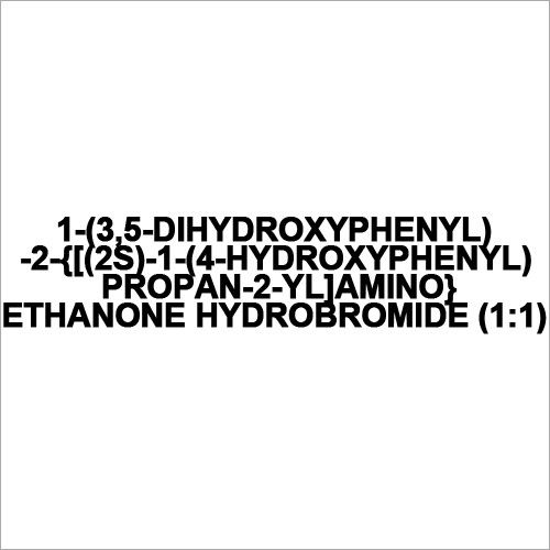 1-(3,5-dihydroxyphenyl)-2-{[(2S)-1-(4-hydroxyphenyl)propan-2-yl]amino}ethanone hydrobromide