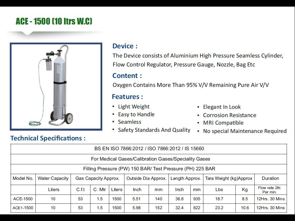 Medical Oxygen Kit for Emergency