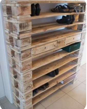 Pallet Shoes rack