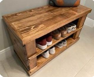 Pallet Shoes Rack