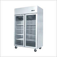 Double Glass Door Refrigerator