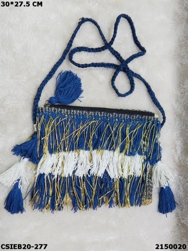 Designer Handmade Jute Cotton Handloo Bag