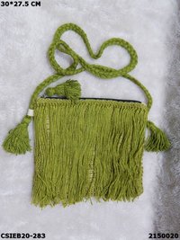Designer Handmade Jute Cotton Handloo Bag